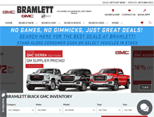 Tablet Screenshot of bramlettautomotive.com